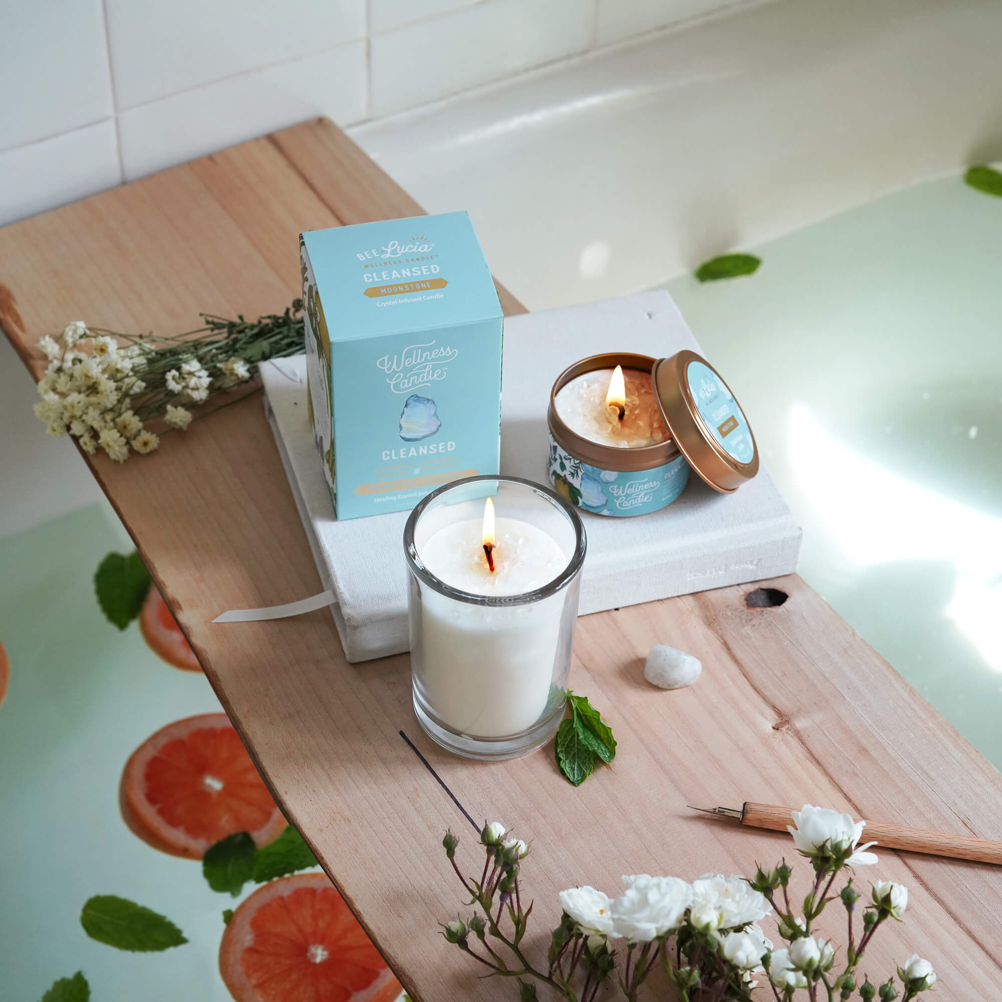 Cleansed Wellness Candle® Bee Lucia Wellness Co.