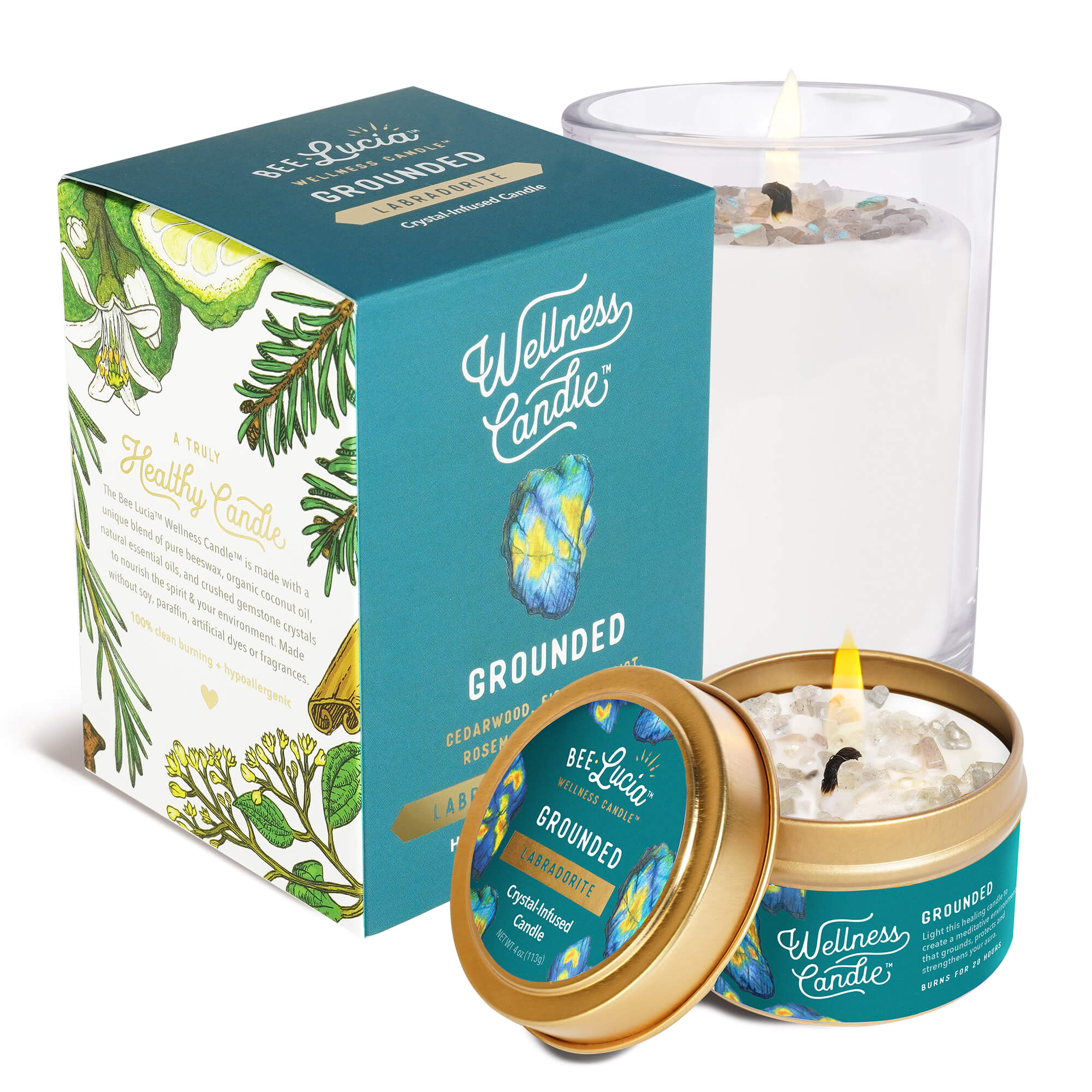 Grounded Wellness Candle® - Bee Lucia Wellness Co.
