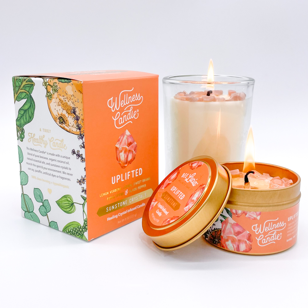 Uplifted Wellness Candle® Bee Lucia Wellness Co.